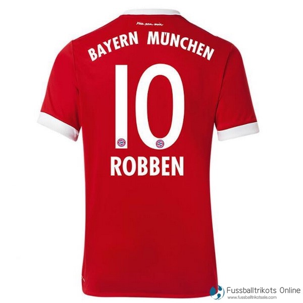 Bayern München Trikot Heim Robben 2017-18 Fussballtrikots Günstig